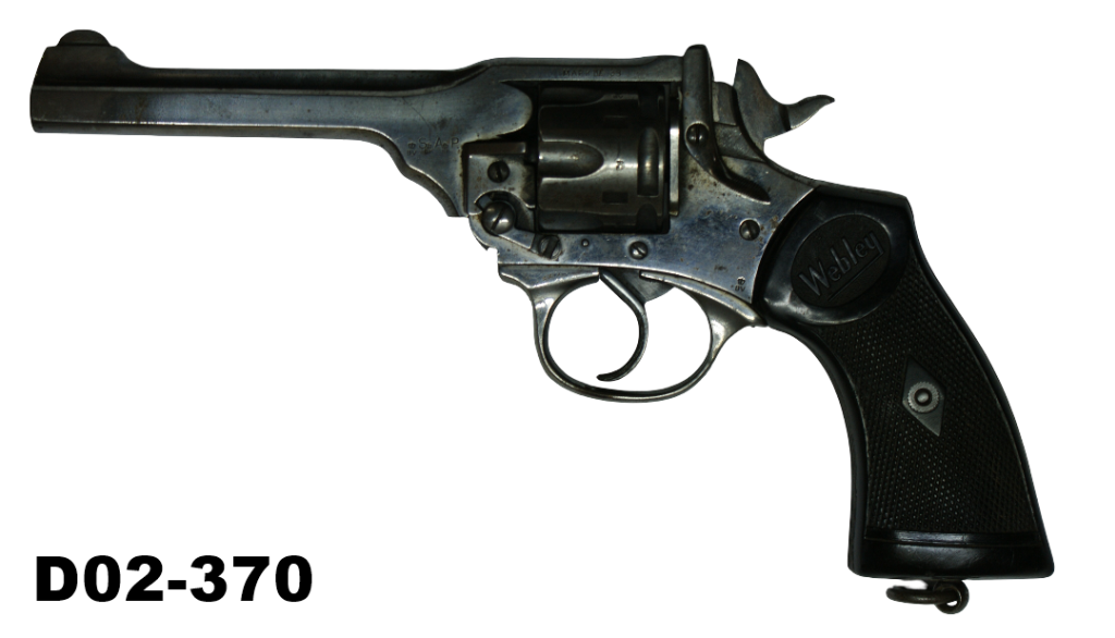 D02-370    .38s&w Webley 5" MK4 Service Revolver