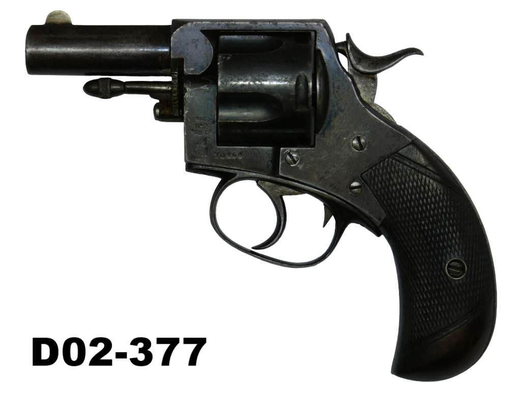 D02-377    .450eley Webley No.2 "British Bulldog" 2,5" Double-Action Revolver Pre-1898