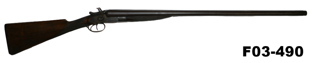 F03-490    12ga H.Arthur Ward S/S Hammer Shotgun