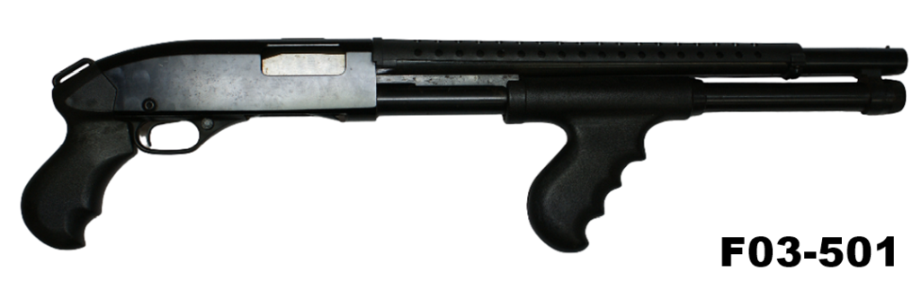 F03-501    12ga Winchester Model 1200 Pump-Action Defense Shotgun