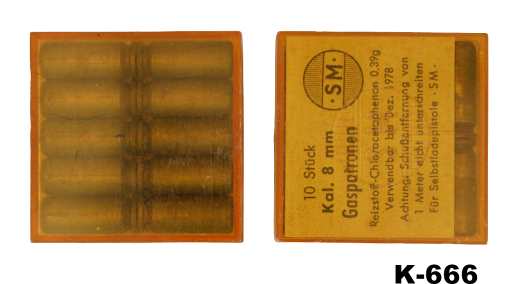 095-K-666 8mm Gaspatrone x 10