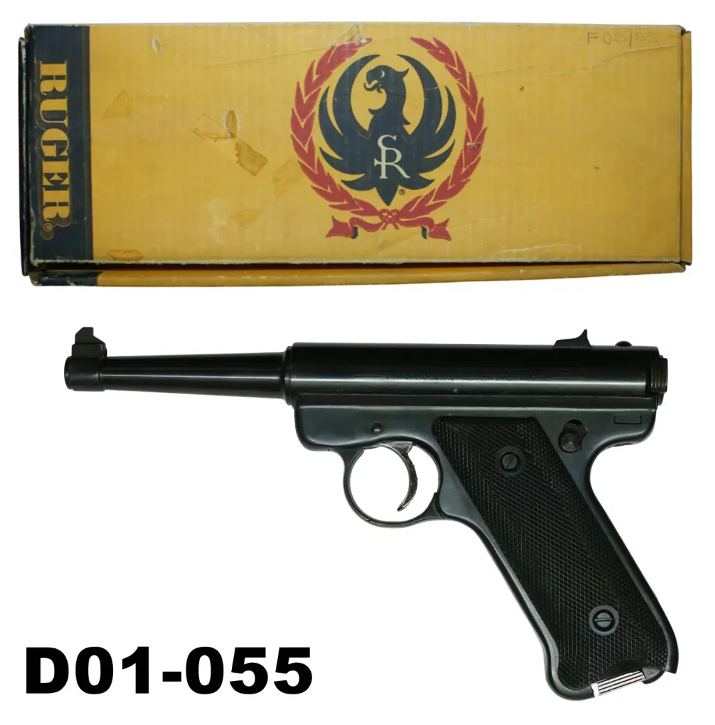 096-D01-055-.22lr Ruger MK1 Pistol - Boxed