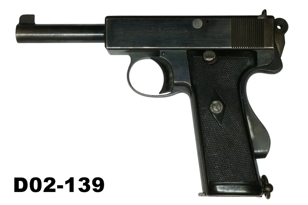 096-D02-139-.455 Webley MK1 Self Loading Commercial 1913 Pistol