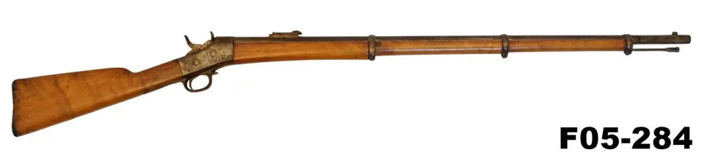 096-F05-284-.44rim fire Remington Rolling Block 3-Band Military Rifle