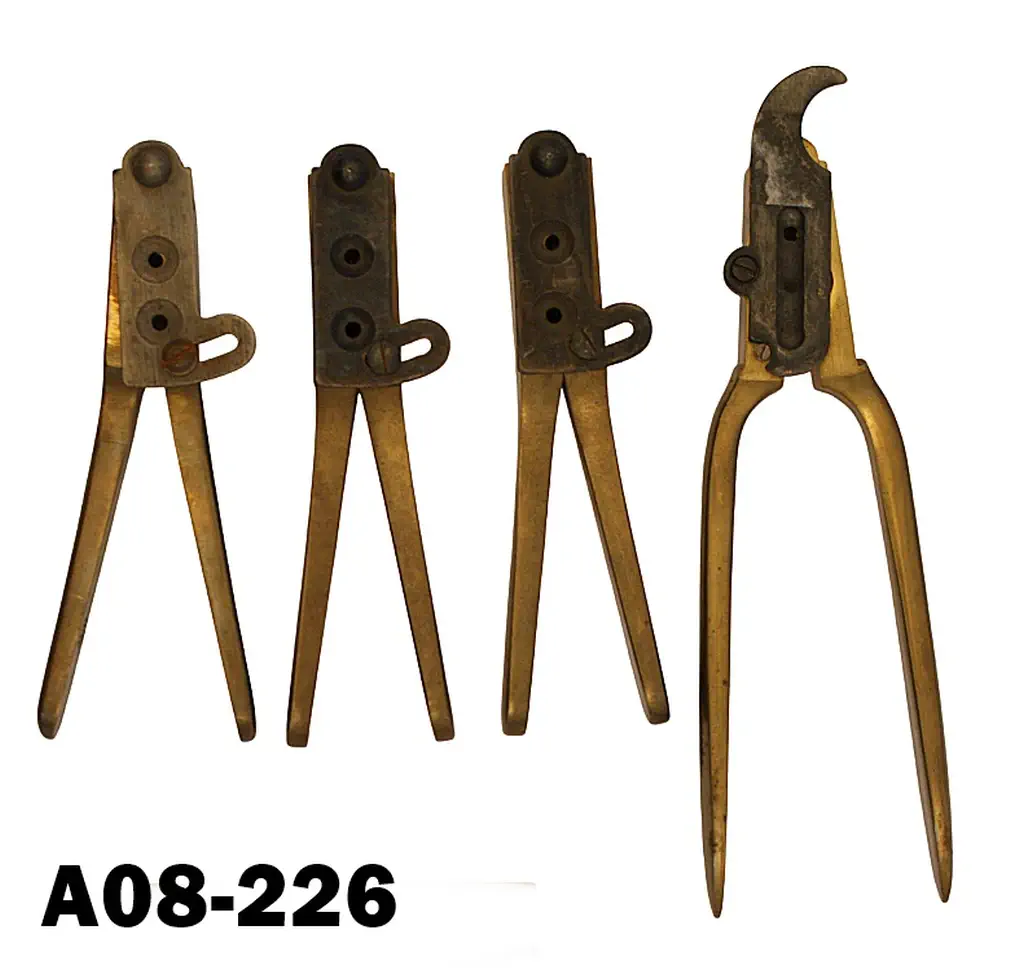 099-A08-226 Ball/Bullet Combination Brass Bullet Moulds x 4