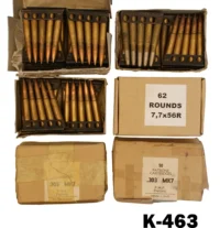 099-K-463  .303br Military Surplus 174gr FMJ Ammunition x 231