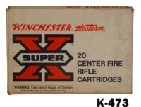 099-K-473  .375h&h mag Winchester 300gr Silvertip Ammunition x 20 (20 x 1 Box)