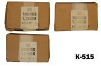 099-K-515  .303brit Military Surplus FMJ Ammunition x 150