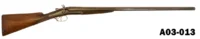 100-A03-013 Deactivated 12ga S/S Hammer Shotgun