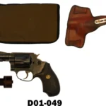 100-D01-049 .38spl Smith & Wesson Mod 36 "Chief's Special" 2" Snubbie Revolver - Pistol Caddy With Leather Holster & Speed Loader