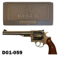 100-D01-059 .44mag Ruger "Red Hawk" 7.5" Stainless Revolver - Boxed