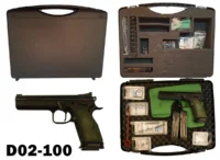 100-D02-100 9mmp CZ Para Tactical Sport 2 Racing Green Pistol, 3 Magazines & Spares - Cased