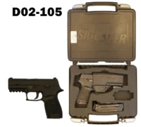 100-D02-105 9mmp Sig Sauer P320 Pistol, 2 Magazines & Holster - Boxed