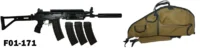 100-F01-171 .223 LM5 Rifle Bag - Suppressor & 3 Magazines
