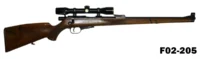 100-F02-205 .22lr Walther Full Stock Rifle - Scoped