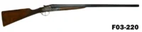 100-F03-220 12ga Mendi S/S Sidelock Ejector Shotgun