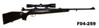 100-F04-259 .270win Sauer Mod 90 Rifle - Scoped