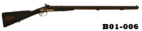 101-B01-006  .577/12ga Hollis & Sons S/S Percussion Combination/Cape Gun