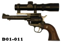 101-D01-011  .22lr Ruger Single-Six 5,5" Revolver - Scoped