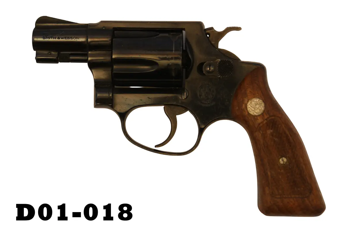 101-D01-018 .38spl Smith & Wesson Mod 36 2" Blue Revolver