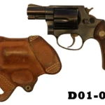 101-D01-019  .38spl Smith & Wesson Mod 36 2" Snubbie Revolver - Leather Holster