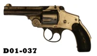 101-D01-037  .38s&w Smith & Wesson Safety 3rd Model Hammerless 3,25" Revolver