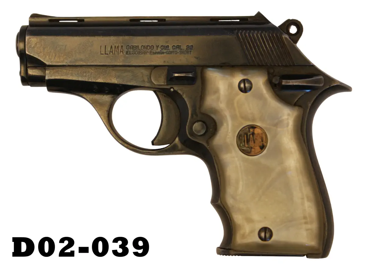 101-D02-039 .22short Llama "Especial" Pocket Pistol