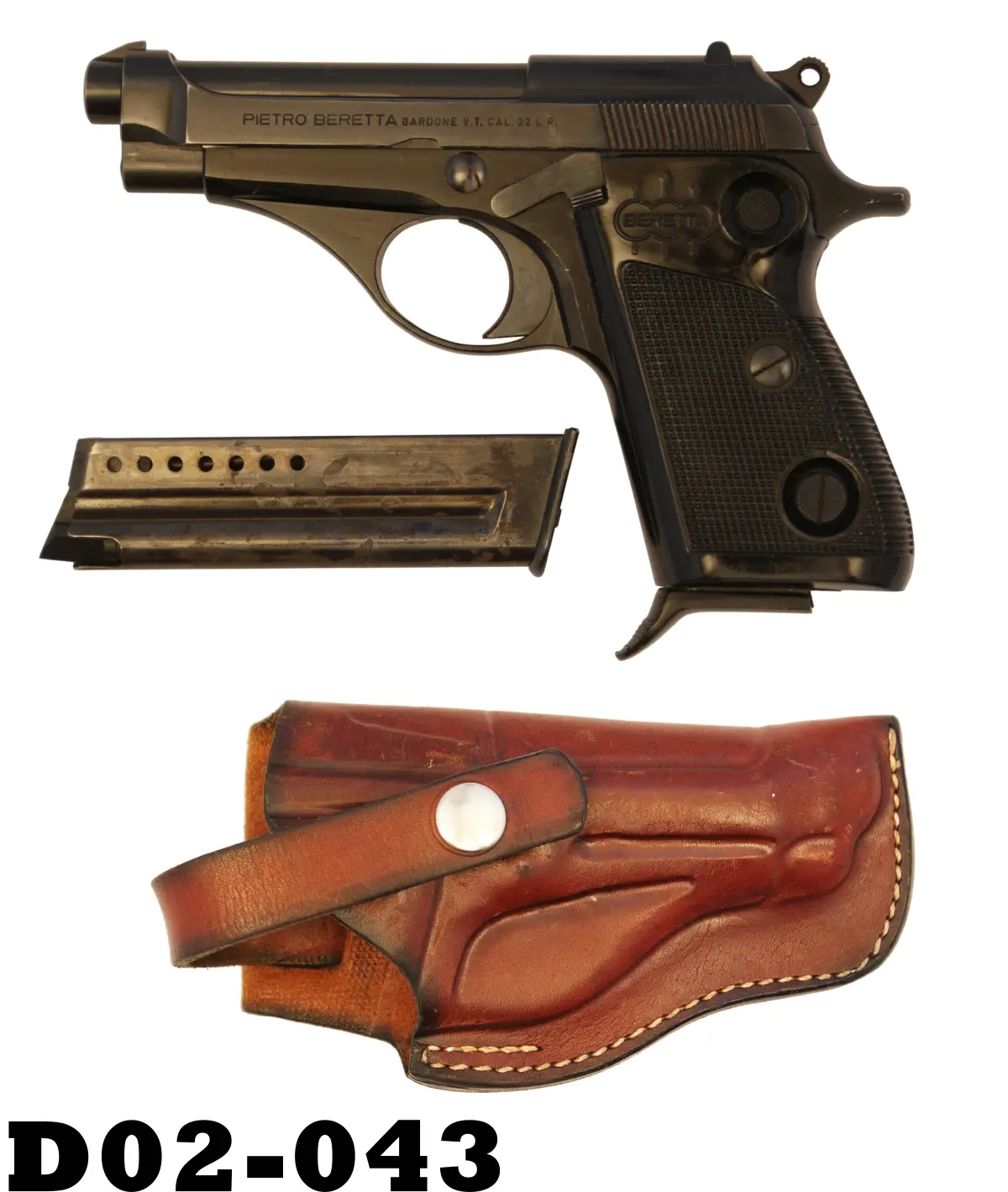 101-D02-043 .22lr Beretta Mod 71 Pistol - Holster & Spare Magazine