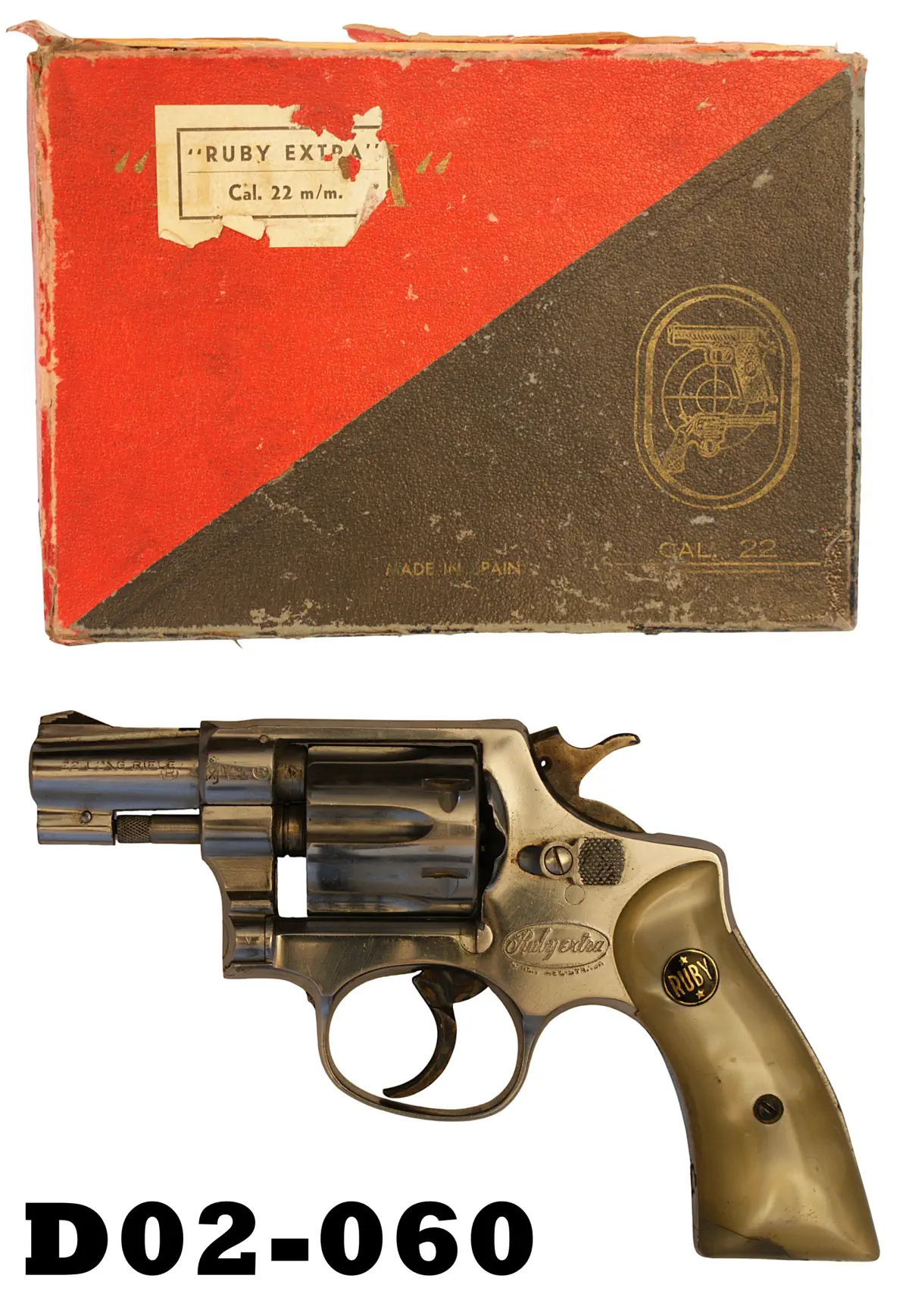 101-D02-060 .22lr Ruby 2" Revolver