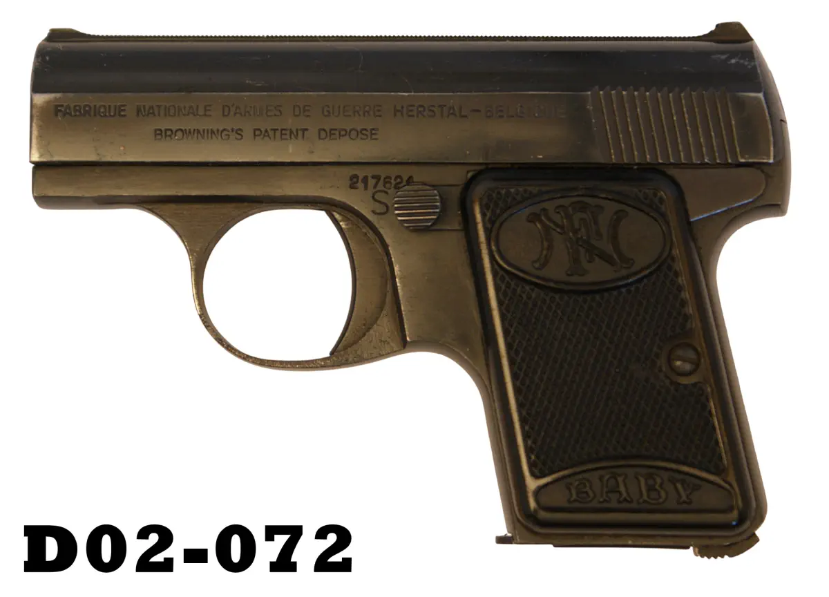 101-D02-072 6.35mm FN "Baby" Browning Pistol