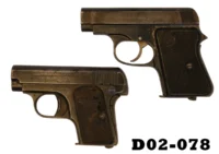 101-D02-078 6.35mm CZ Mod 45 & FN Browning Vest Model Pistols x 2