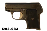 101-D02-083 6.35mm Astra Cub Hammerless Pocket Pistol