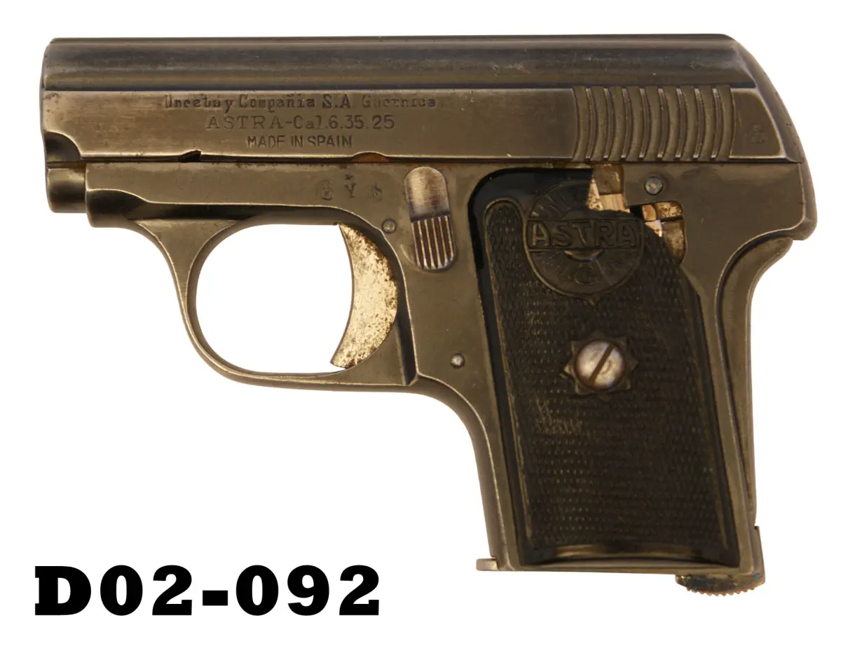101-D02-092 6.35mm Astra Cub Hammerless Pistol - Holster