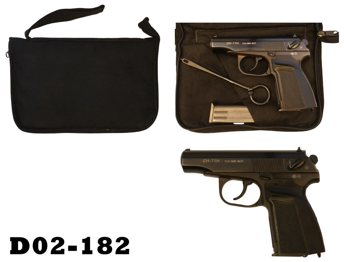 101-D02-182 9mmk Makarov 12h-71h Pistol - Caddy & Spare Magazine