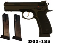 101-D02-185  9mmp CZ 75 SP-01 Shadow Pistol - 2 Spare Magazines