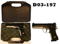 101-D03-197  9mmp Vektor SP1 "Target" Pistol - Cased