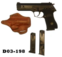 101-D03-198  9mmp Vektor SP1 Pistol - Leather Holster & 2 Spare Magazines