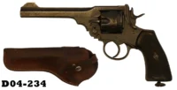 101-D04-234  .455 Webley MK4 6" Service Revolver 1915-1928 - Holster
