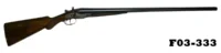 101-F03-333  12ga Needham S/S Hammer Shotgun