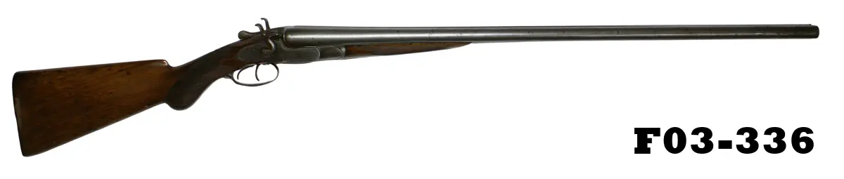 101-F03-336 12ga Kynoch S/S Hammer Shotgun