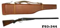 101-F03-344  12ga S/S W.J Jeffery & Co Boxlock Shotgun in Leather "Leg O Mutton" Case