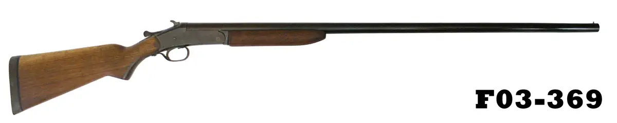 101-F03-369 12ga Harrington & Richardson "Standard" Single Barrel Shotgun
