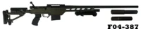 101-F04-387  6.5mm Creedmore Howa 1500 Rifle On Warrior Chassis - Biopod & 2 Supressors