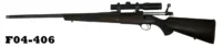 101-F04-406  .375h&h Mag Sako/Musgrave Left Hand Custom Rifle -Scoped
