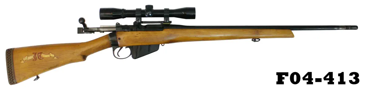 101-F04-413 .303br Lee Enfield Sporterised No.4 Rifle - Scoped