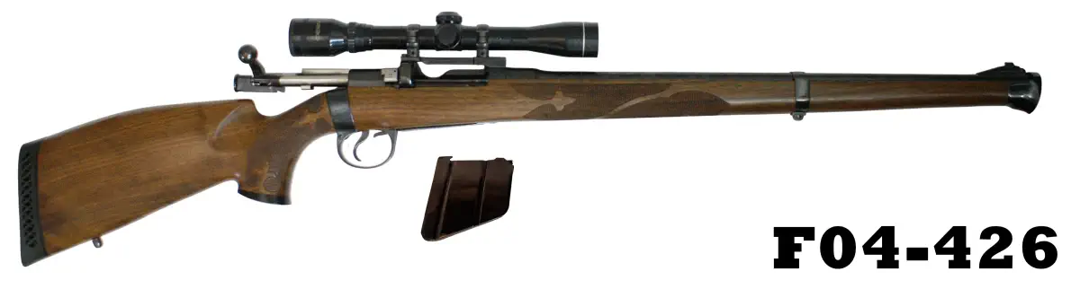 101-F04-426 .303br Lee Enfield Full-Stocked Rifle - Scoped & Spare Magazine