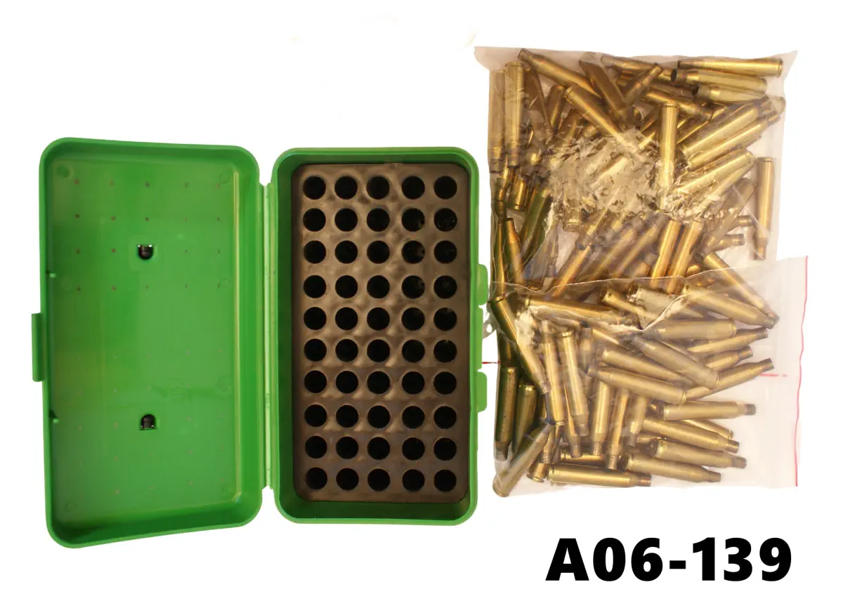 102-A06-139 .25-06 Mixed Fired Cases x 92 - Empty Case Gard Box