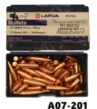 102-A07-201  7.62mm/.308 Lapua 155gr Scenar-l Bullets x 94