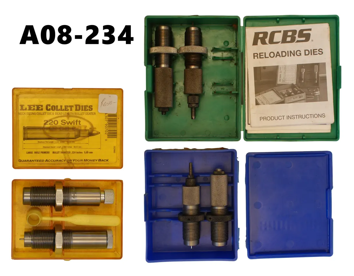 102-A08-234 Reloading Dies x 3