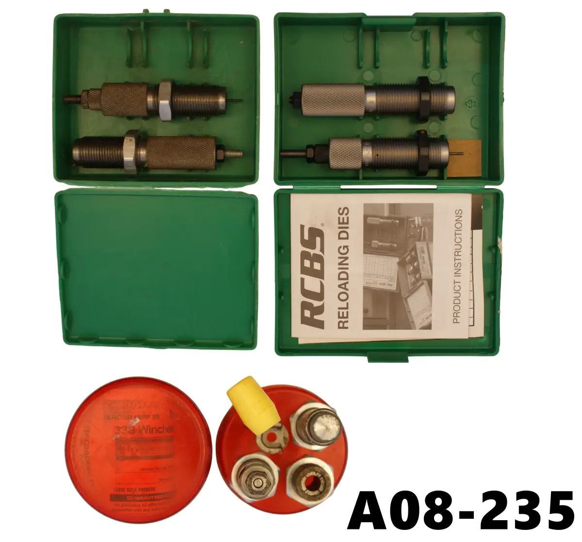102-A08-235 Reloading dies x 3